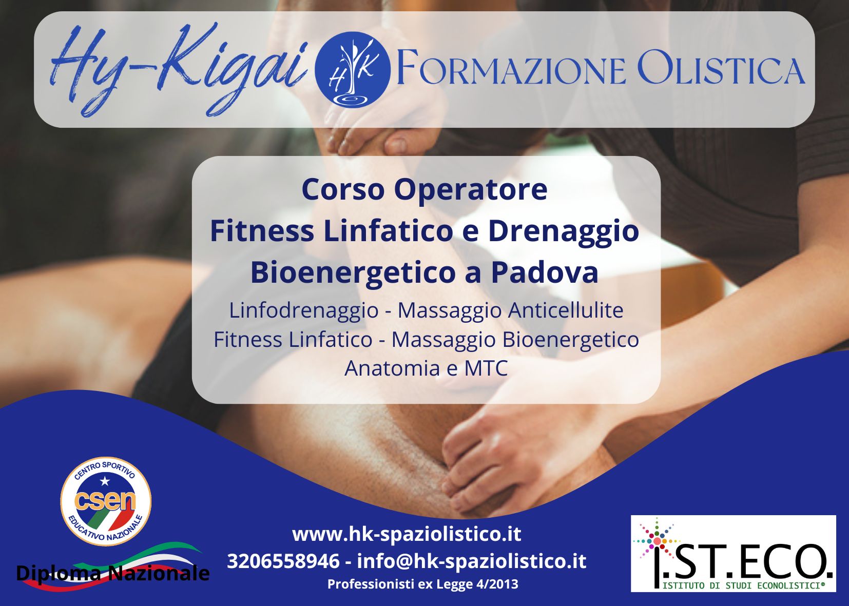 Corsi massaggio linfodrenante